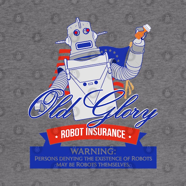 Old Glory Robot Insurance / 90s SNL Commercial by darklordpug